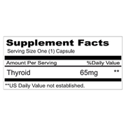 Thyroid 65mg (90 Capsules)