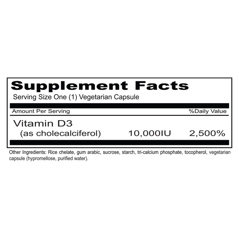 Sun-D3 10,000 IU (90 Capsules)