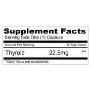 Thyroid 32.5mg (90 Capsules)