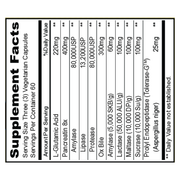 SIBOZyme™ (No HCL) (180 Capsules)