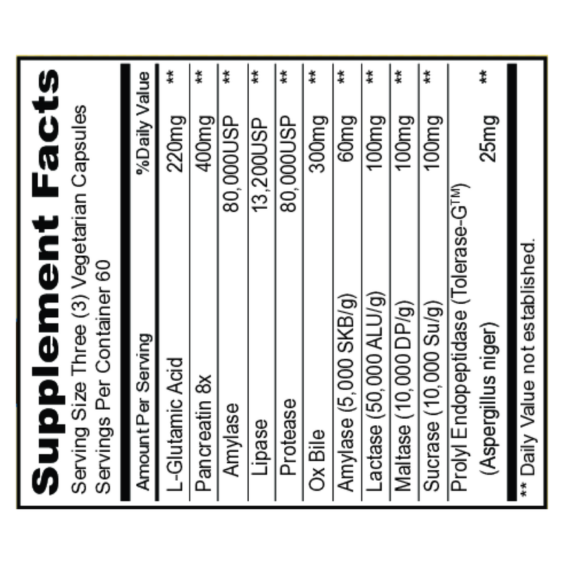 SIBOZyme™ (No HCL) (180 Capsules)