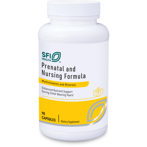 Klaire Labs - SFI Health - Prenatal and Nursing Formula (90 Capsules) - 