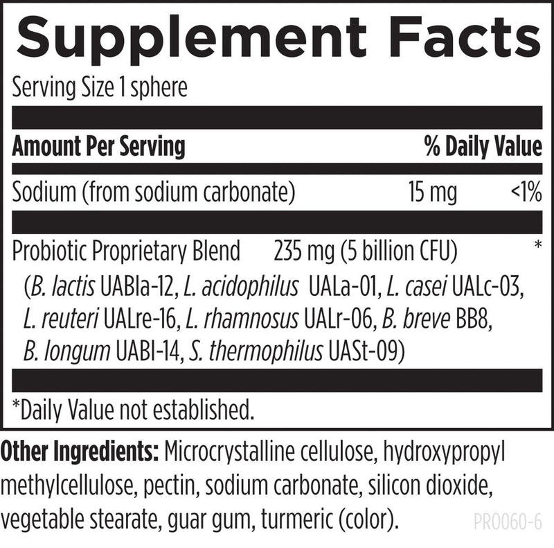 Probiotic Synergy Supplement Facts