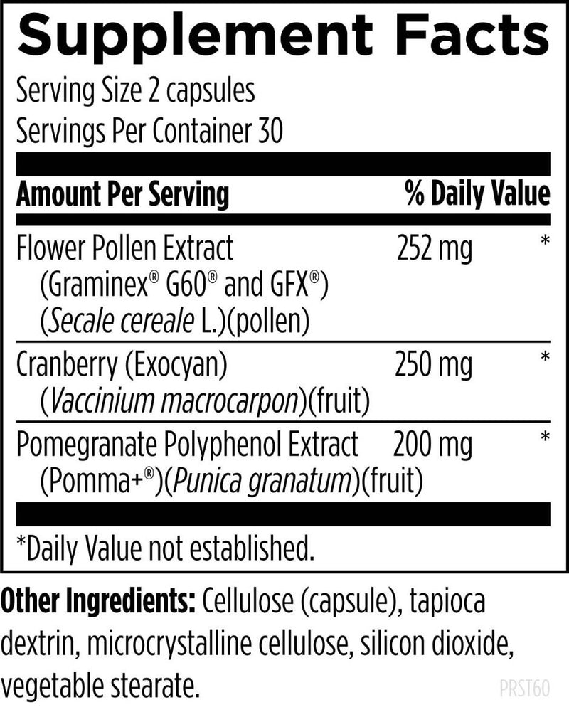 prostect (60 Capsules) Supplement Facts