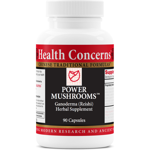 Health Concerns - Power Mushrooms - 90 Capsules 