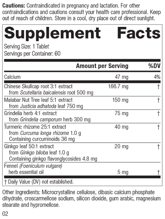 PulmaCo, 60 Tablets