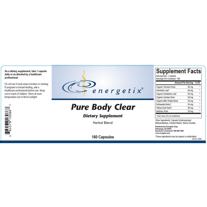 Pure Body Clear (180 Capsules)