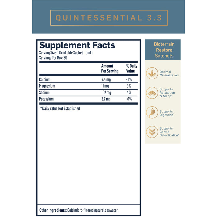 QuintEssential 3.3 (30 Sachets)-Vitamins & Supplements-Quicksilver Scientific-Pine Street Clinic