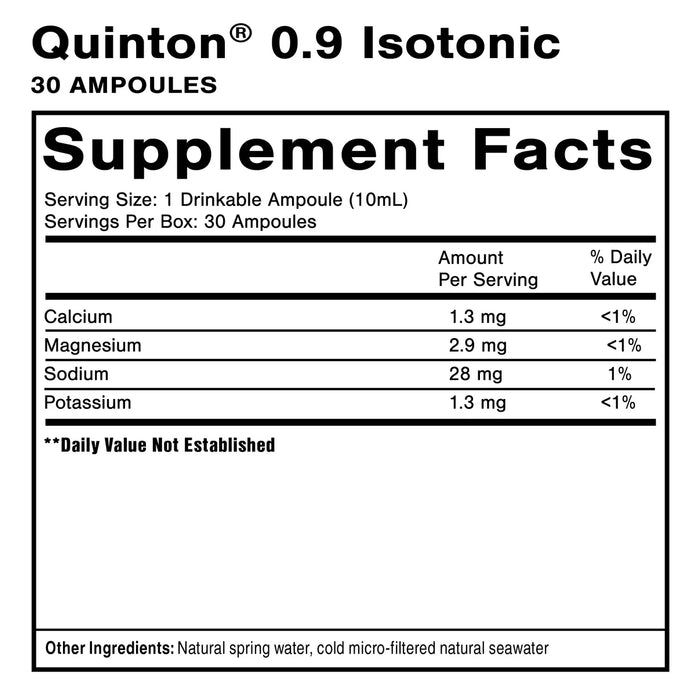 Original Quinton Isotonic (30 Ampoules)