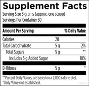 D-Ribose (150g) Supplement Facts
