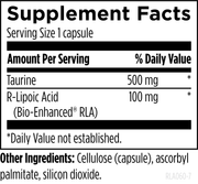 Stabilized R-Lipoic Acid Supreme (60 Capsules) Supplement Facts