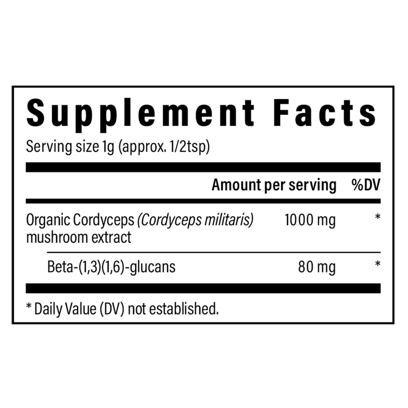 Organic Cordyceps-M Mushroom Extract Powder (60 g)