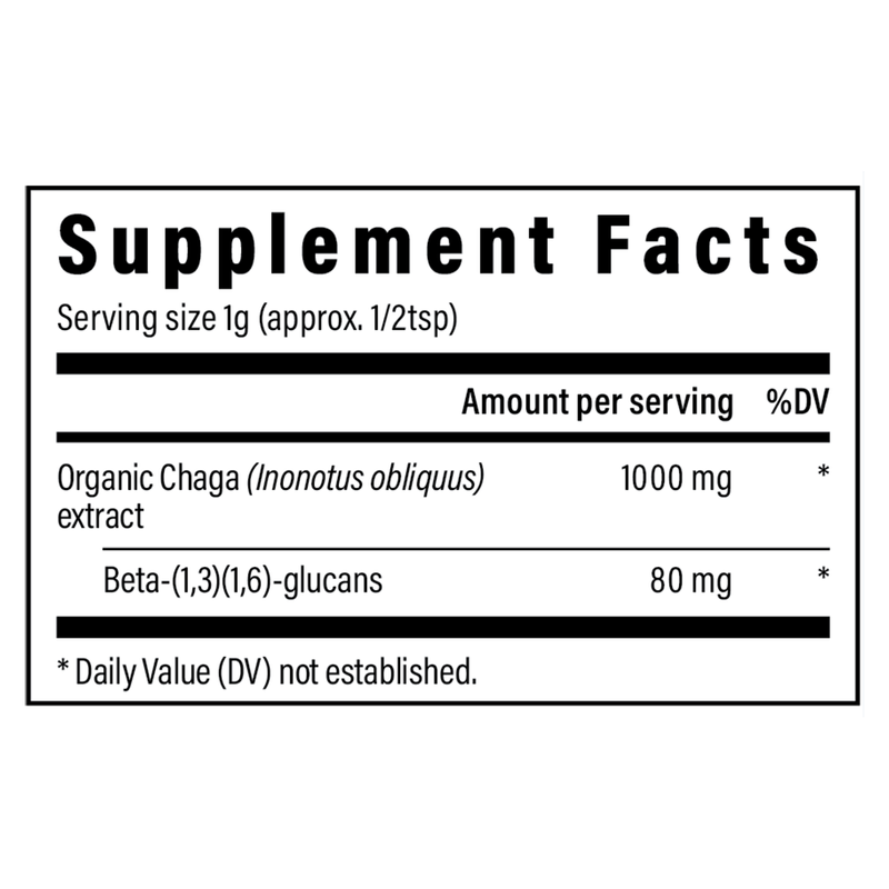 Organic Chaga Extract Powder (60 g)