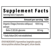 Organic Chaga Extract Capsules (120 Capsules)