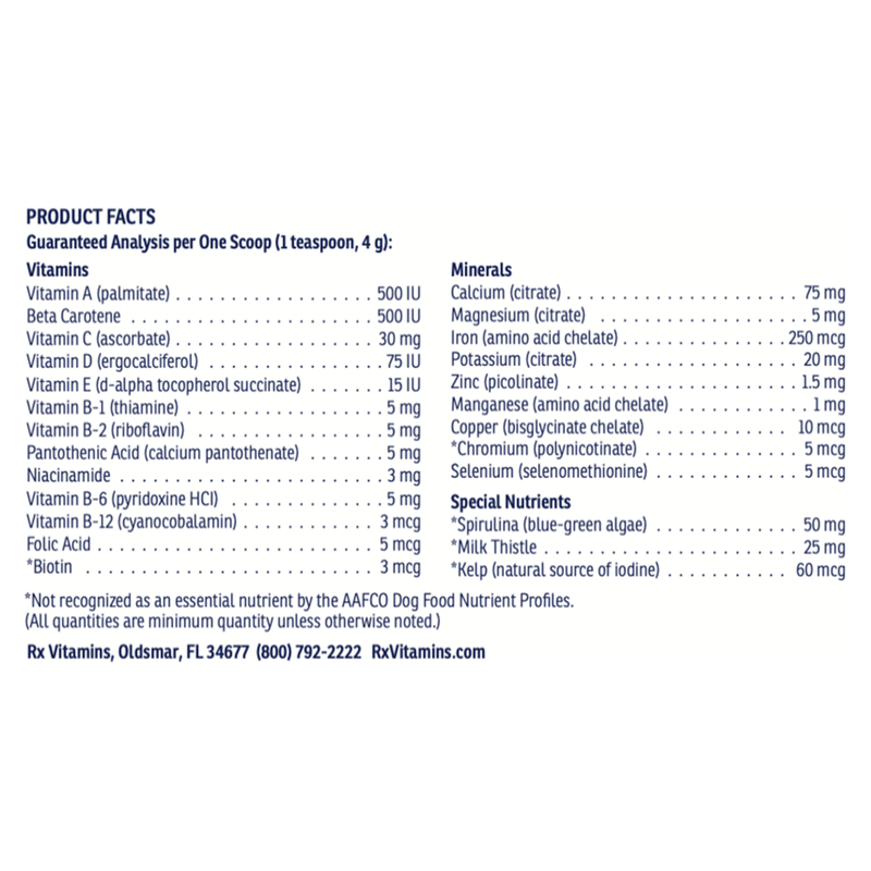 Rx Essentials for Dogs Powder (8 oz)