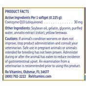 CoQ10 30 for Dogs & Cats (30 Softgels)