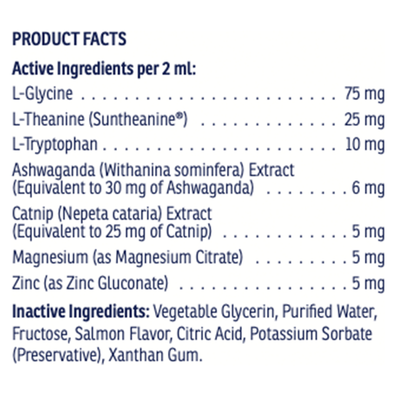 Liquid NutriCalm Dogs & Cats (4 oz)