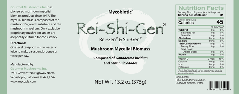 Rei-Shi-Gen (375 Grams Powder)