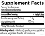 Sensitol (120 Capsules) Supplement Facts