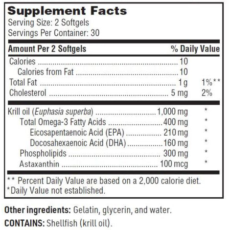 Krill Oil (60 Softgels)