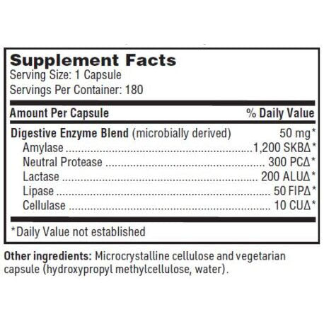 Digestive Enzymes (180 Capsules)