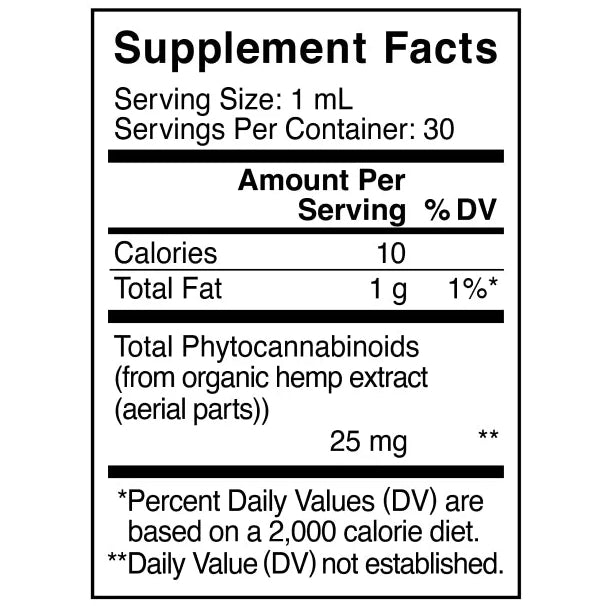 Daily Care THC-Free CBD Oil (Mint Chocolate) (25 mg) (30 mL)