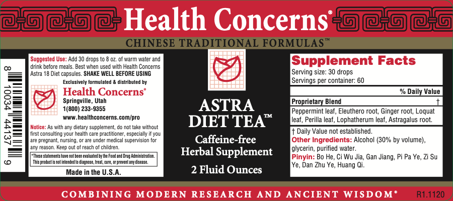 Health Concerns - Astra Diet Tea (2 Ounces) - 
