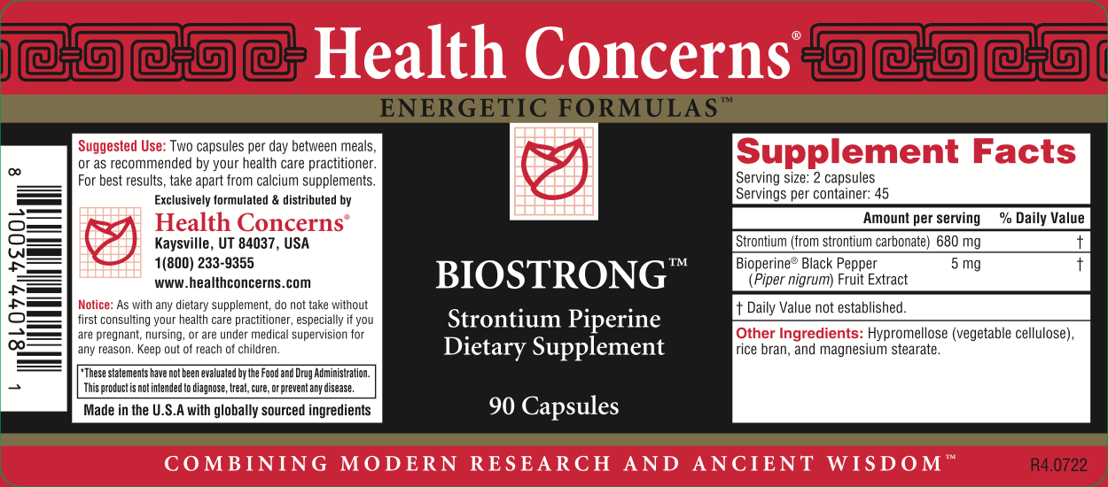 Health Concerns - BioStrong (90 Tablets) - 