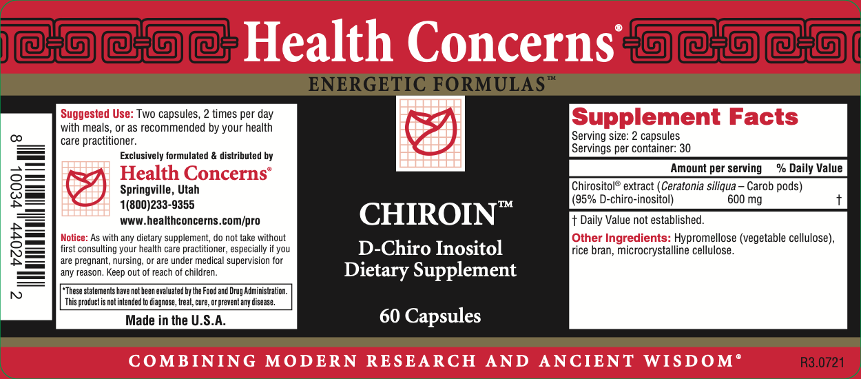 Health Concerns - Chiroin (60 Capsules) - 
