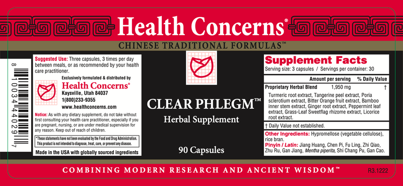 Clear Phlegm (90 Capsules)