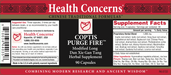 Health Concerns - Coptis Purge Fire (90 Capsules) - 