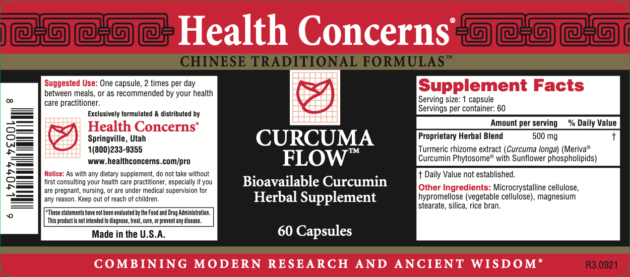 Health Concerns - Curcuma Flow (60 Capsules) - 
