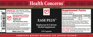 Health Concerns - Ease Plus - 