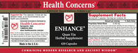 Health Concerns - Enhance (420 Capsules) - 