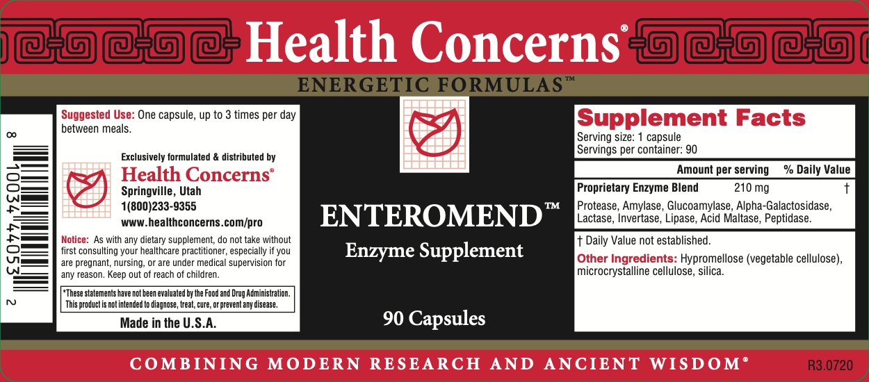 Health Concerns - Enteromend (90 Capsules) - 