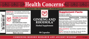 Ginseng & Rhodiola (90 Capsules)