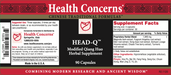 Health Concerns - Head-Q (90 Capsules) - 
