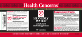 Health Concerns - Heavenly Water (90 Capsules) - 