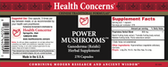 Health Concerns - Power Mushrooms - 