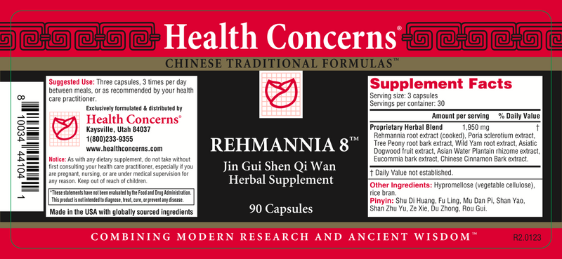 Rehmannia 8 (90 Capsules)