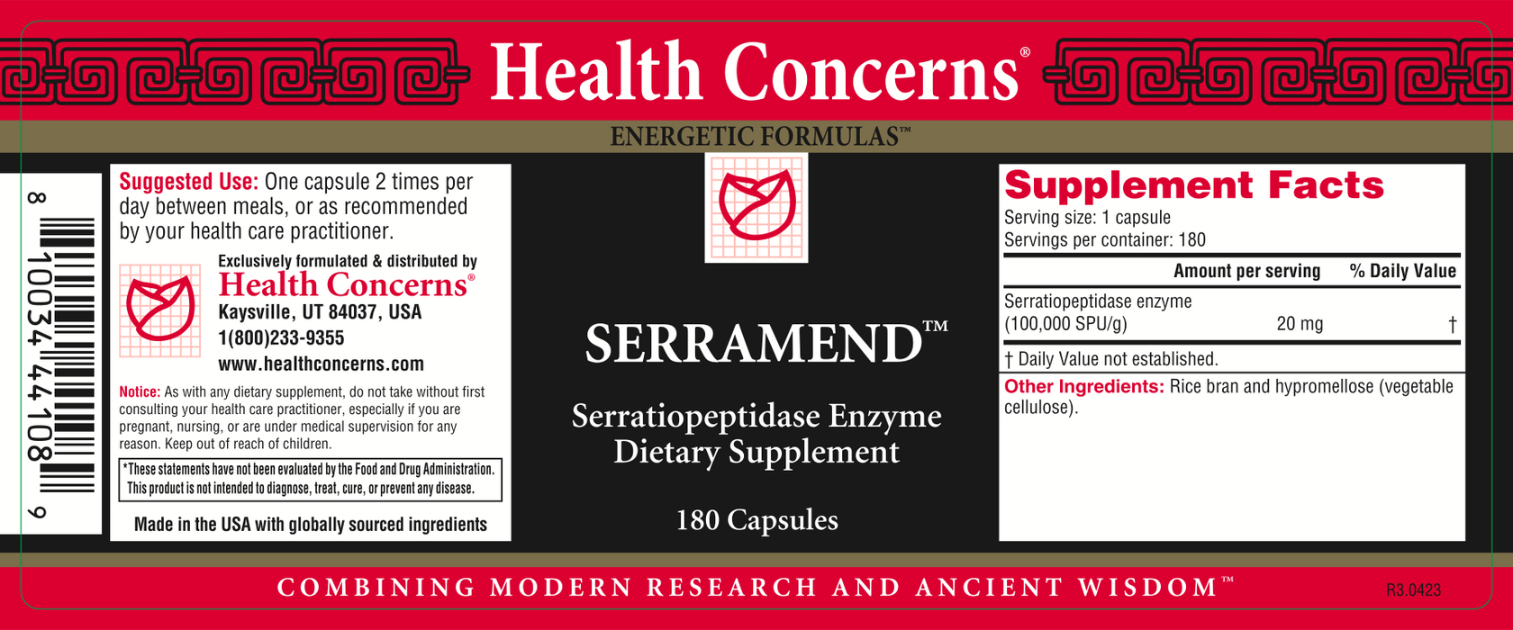 Serramend (180 Capsules)