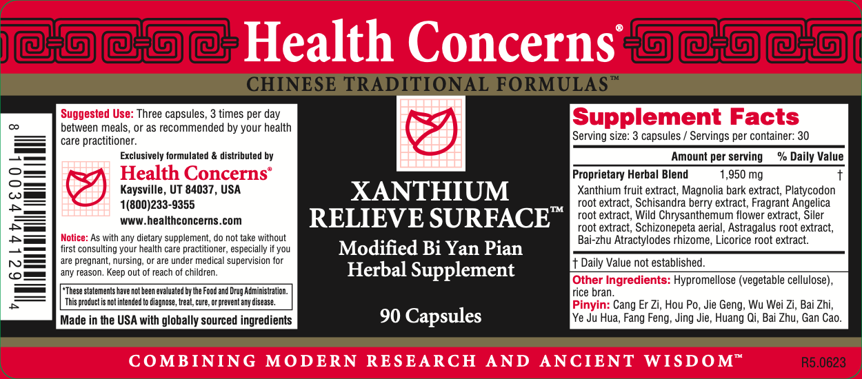 Xanthium Relieve (Modified Bi Yan Pian) (90 Capsules)