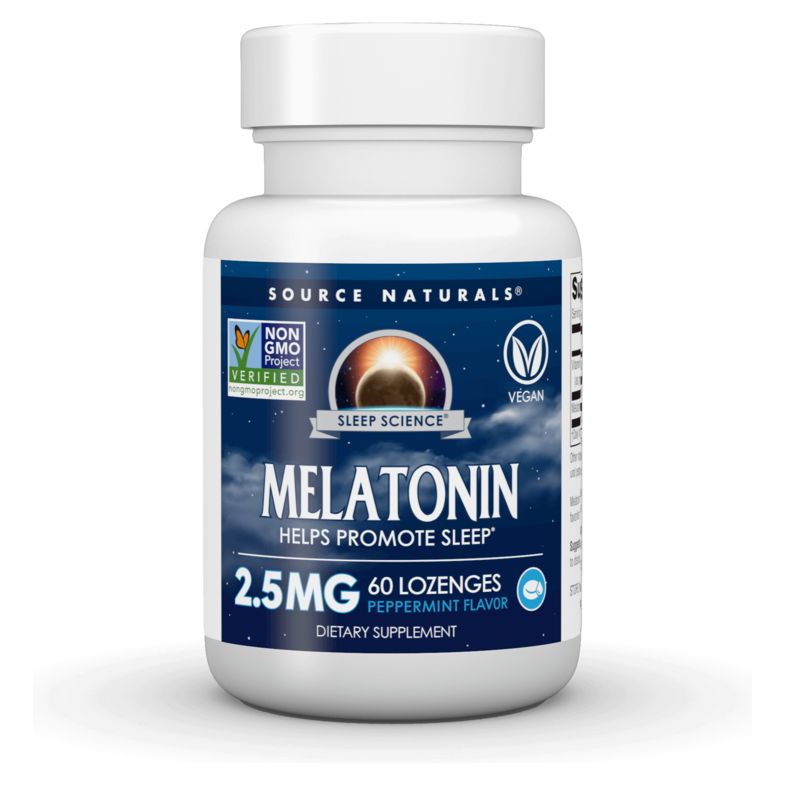 Sleep Science Melatonin 2.5 mg Peppermint Lozenges (60 Lozenges)