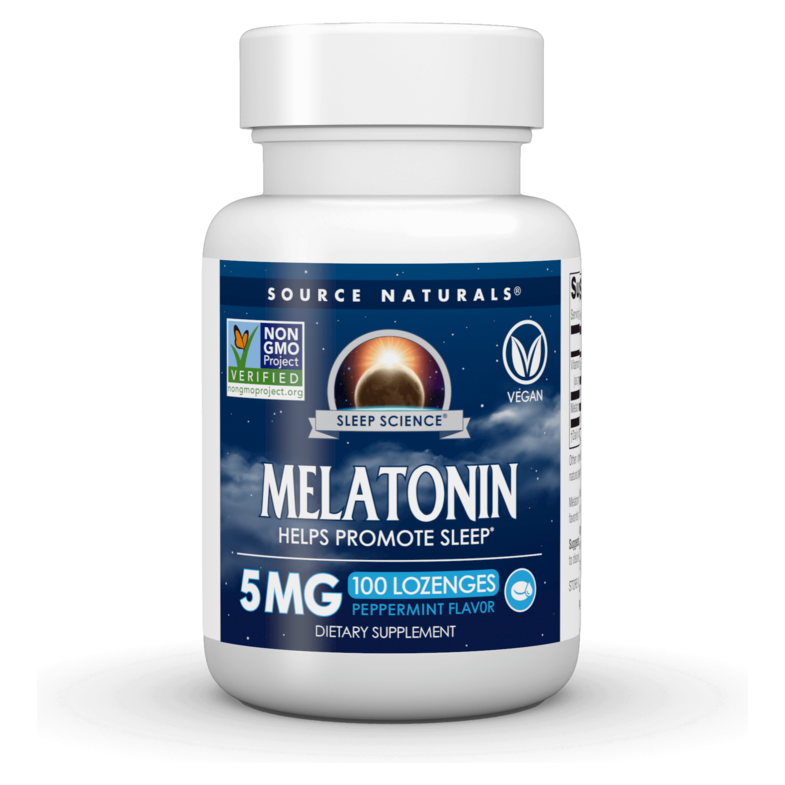 Sleep Science Melatonin 5 mg Peppermint Lozenges (100 Lozenges)