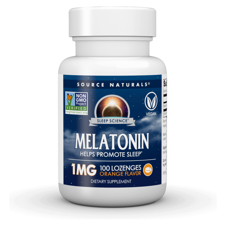 Sleep Science Melatonin 1 mg Orange Lozenges (100 Lozenges)