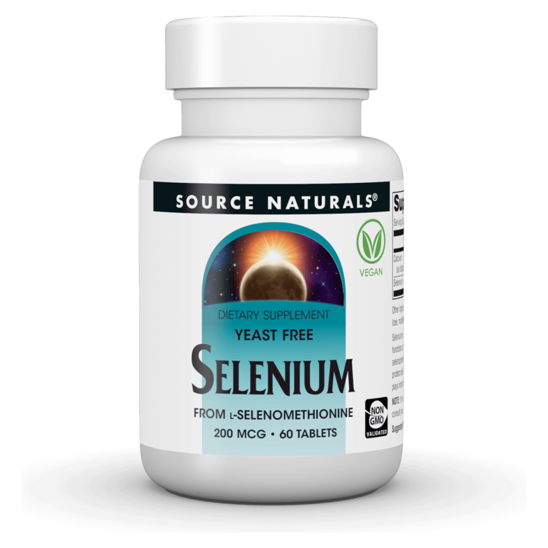 Selenium 200 mcg Yeast Free (60 Tablets)