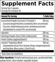 Senolytic Synergy (60 Capsules) Supplement Facts