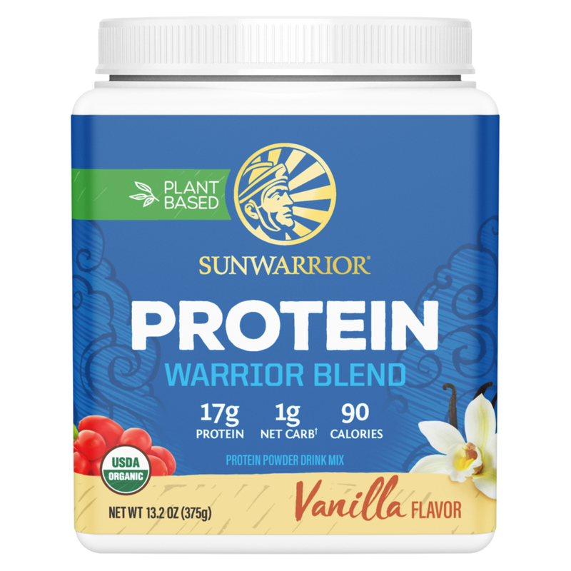 Warrior Blend Organic Protein — 375 g / Vanilla