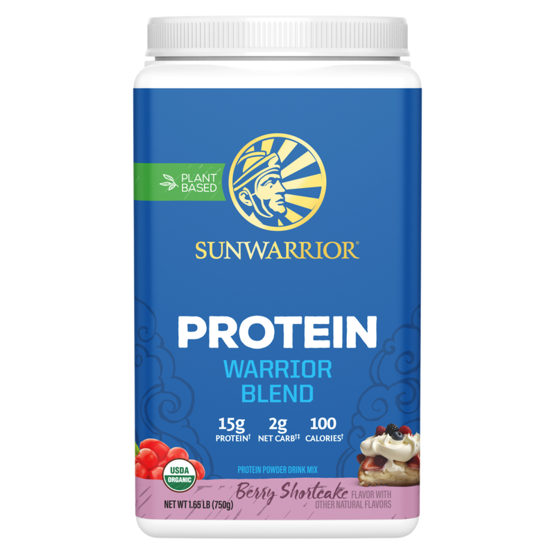 Warrior Blend Organic Protein — 750 g / Berry Shortcake