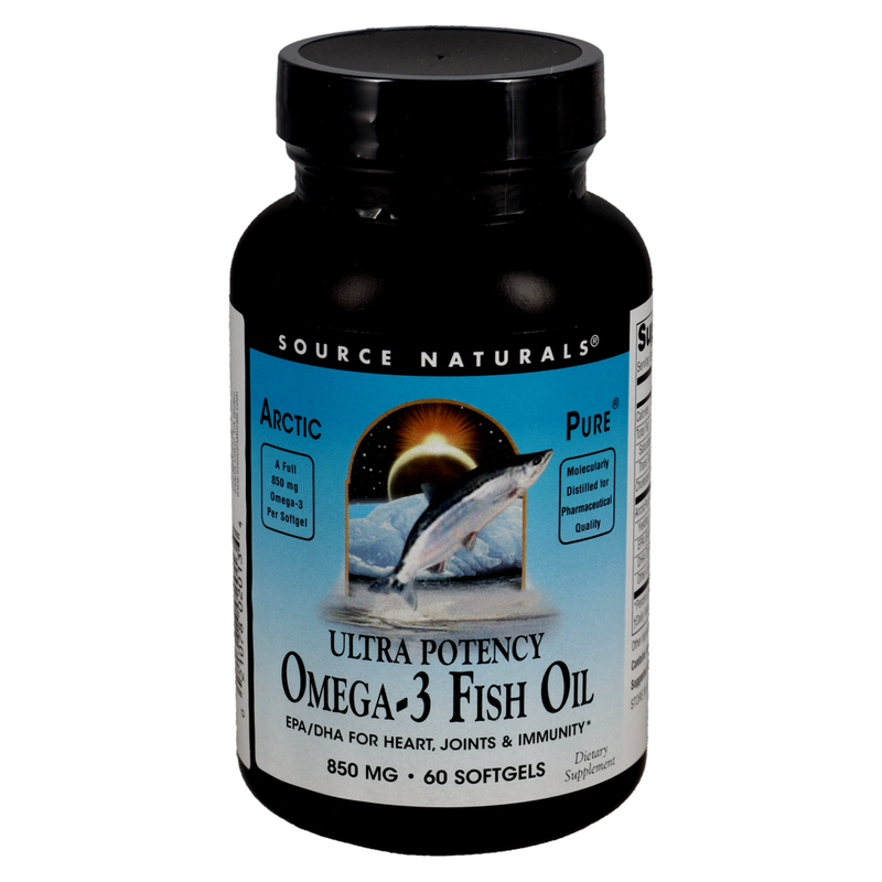 ArcticPure Omega-3 Fish Oil, Ultra Potency 850 mg (60 Softgels)